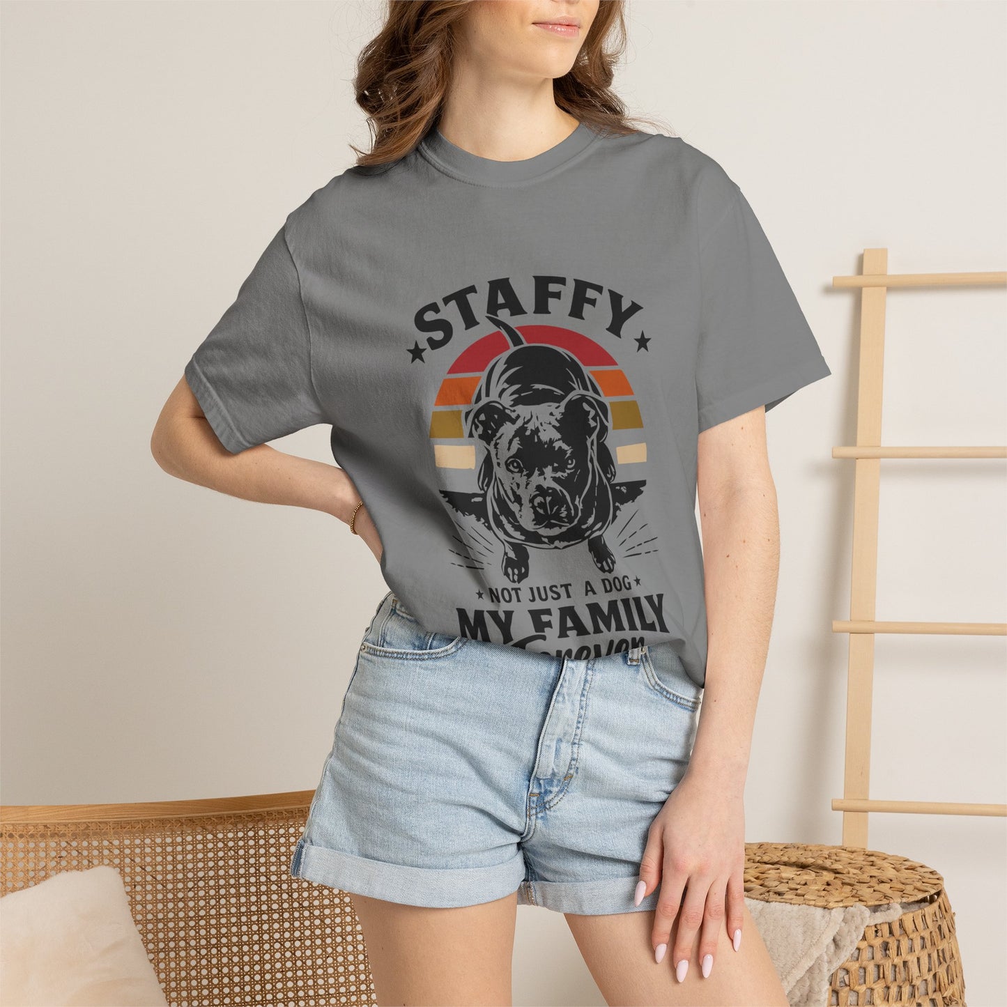 My Family Forever Staffy T-Shirt