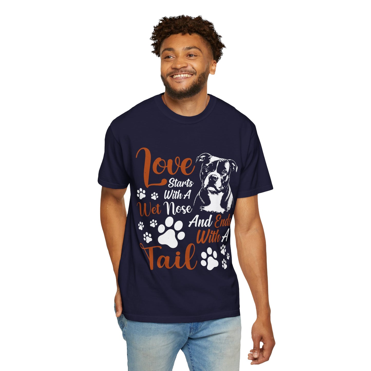 Love Starts With A Wet Nose T-Shirt