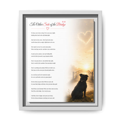 The Other Side of the Bridge - Premium Framed Wall Art