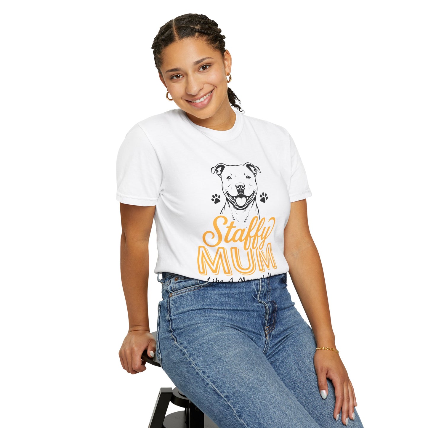 Funny Staffordshire Staffy Mum T-Shirt