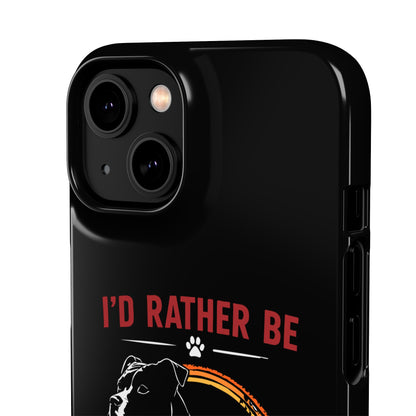 I'd Rather Be With My Staffy - Phone Cases