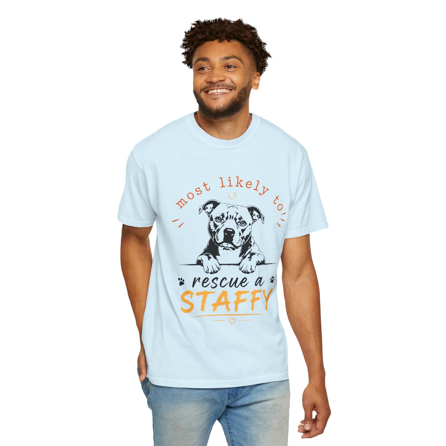 Most Likely To Dog Staffy T-Shirt
