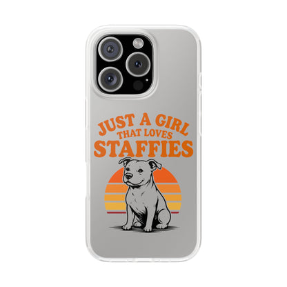 Just a Girl That Loves Staffies - Phone Case