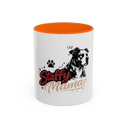 A Staffy Mama Loves - Coffee Mug