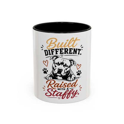 Raised with a Staffy - Coffee Mug