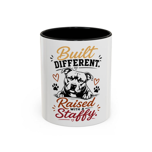 Raised with a Staffy - Coffee Mug