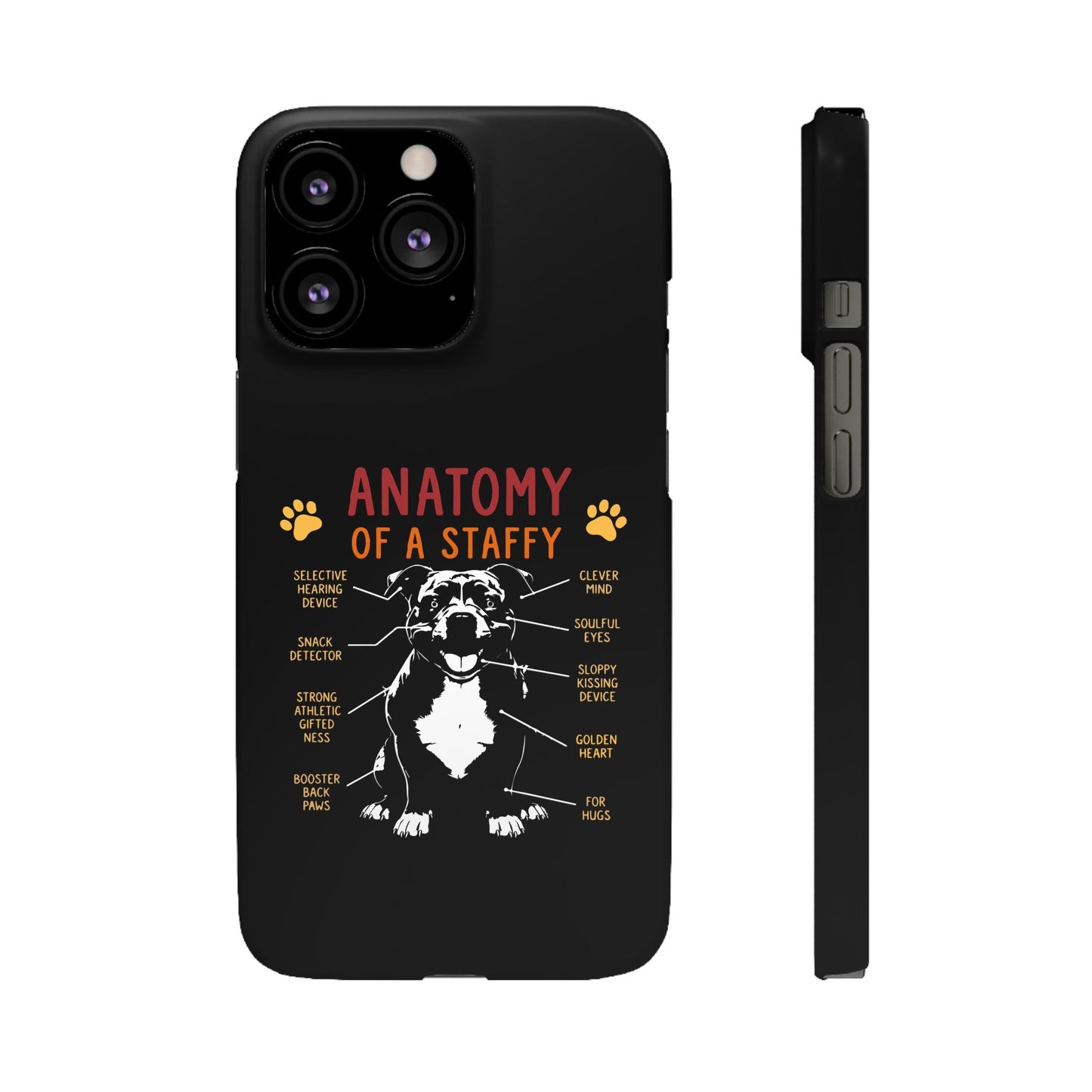 Anatomy of a Staffy - Phone Cases