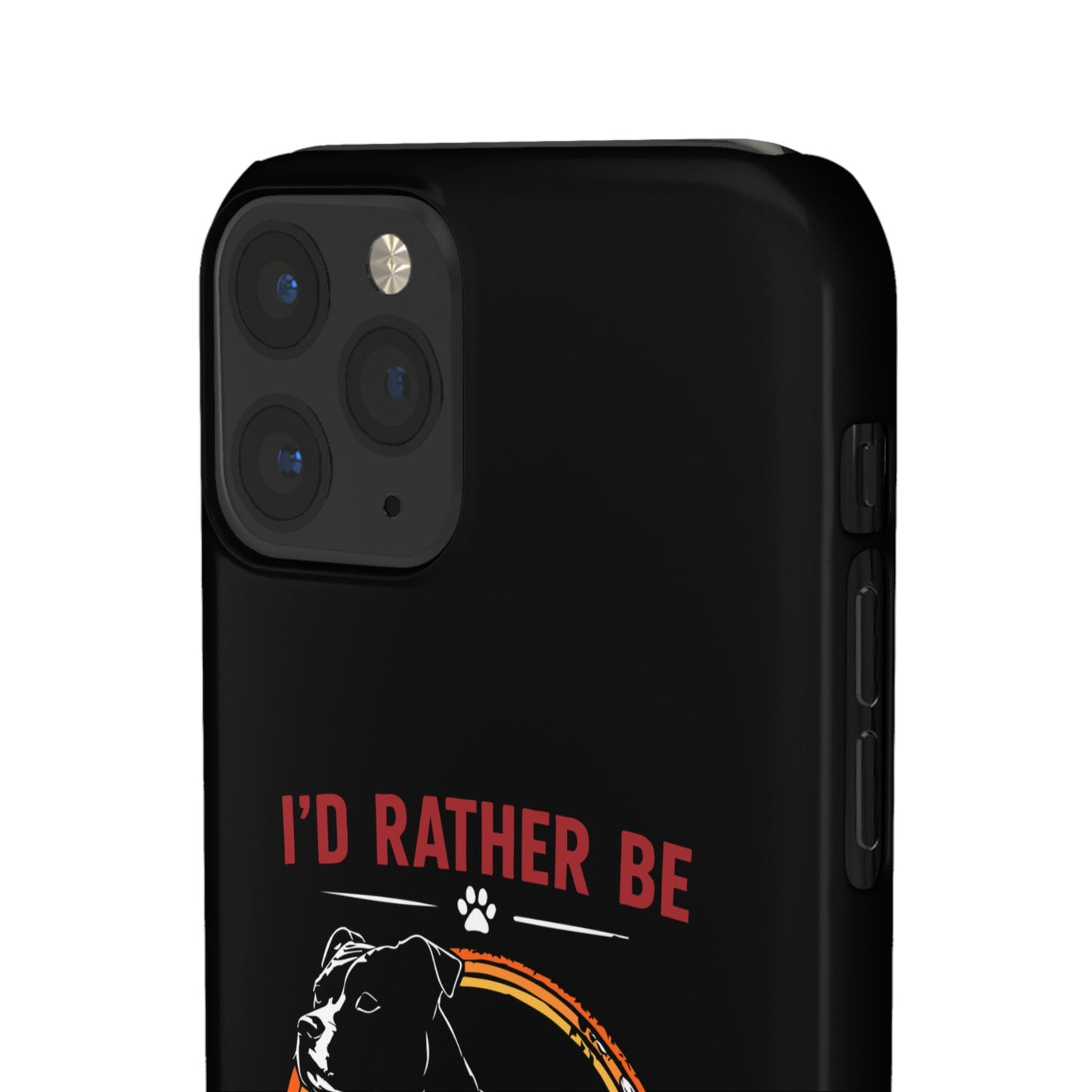 I'd Rather Be With My Staffy - Phone Cases