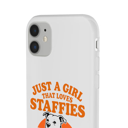 Just a Girl That Loves Staffies - Phone Case