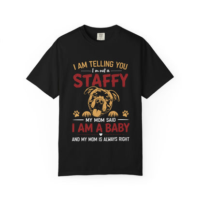 Cute Staffy Mom T‑Shirt