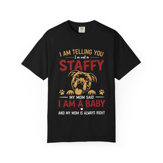 Cute Staffy Mom T‑Shirt