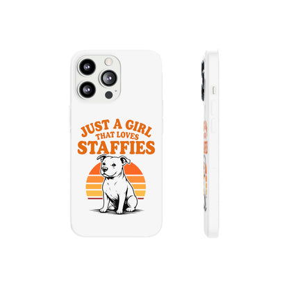 Just a Girl That Loves Staffies - Phone Case