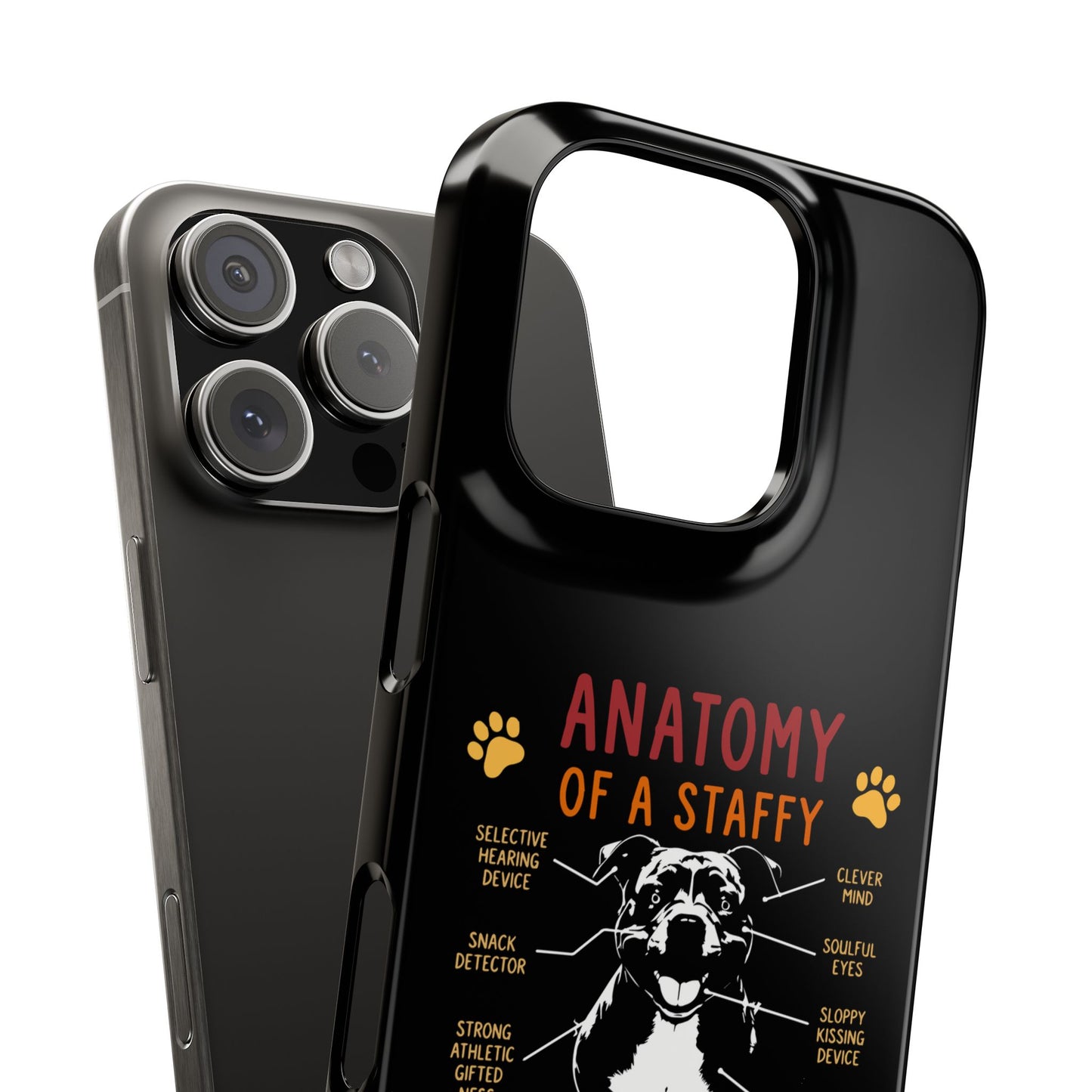 Anatomy of a Staffy - Phone Cases