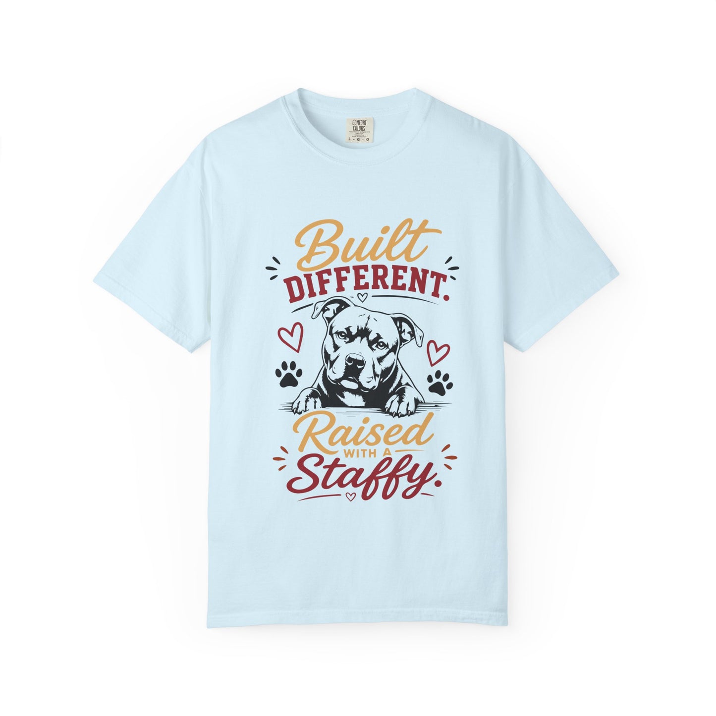 Raised With a Staffy T-Shirt