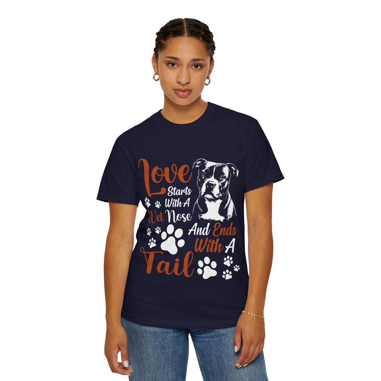 Love Starts With A Wet Nose T-Shirt