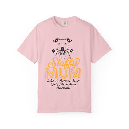 Funny Staffordshire Staffy Mum T-Shirt