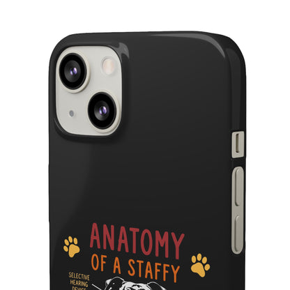 Anatomy of a Staffy - Phone Cases