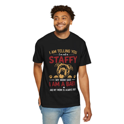 Cute Staffy Mom T‑Shirt