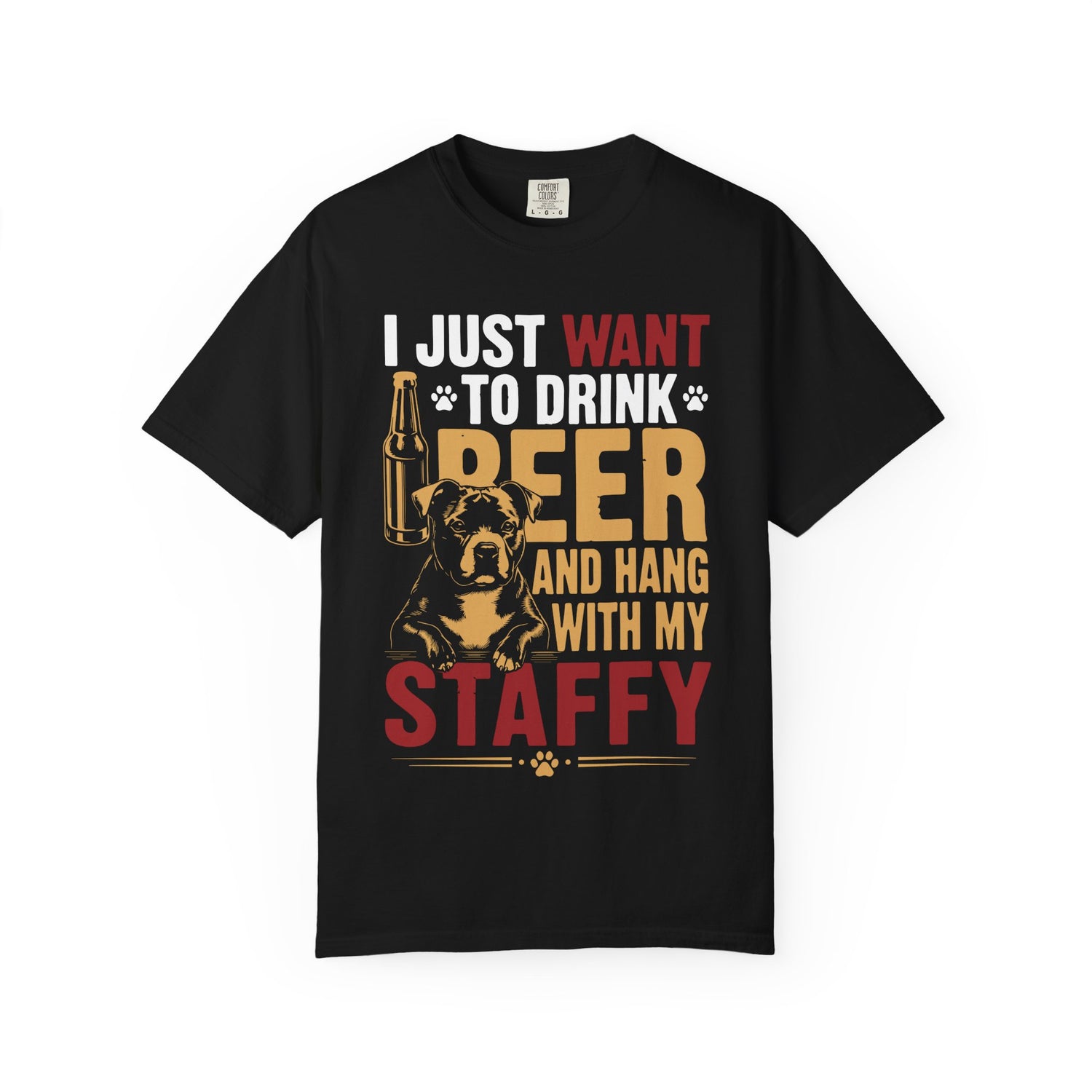 Drink Beer and Hang with Staffy T-Shirt