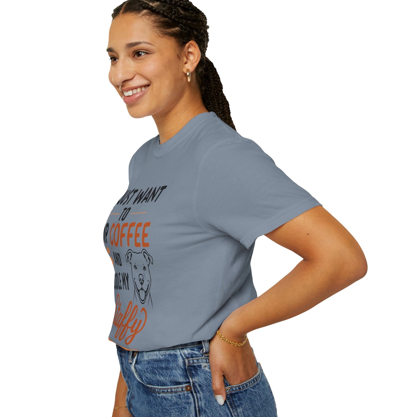 Sip Coffee & Cuddle My Staffy T-Shirt