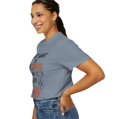 Sip Coffee & Cuddle My Staffy T-Shirt