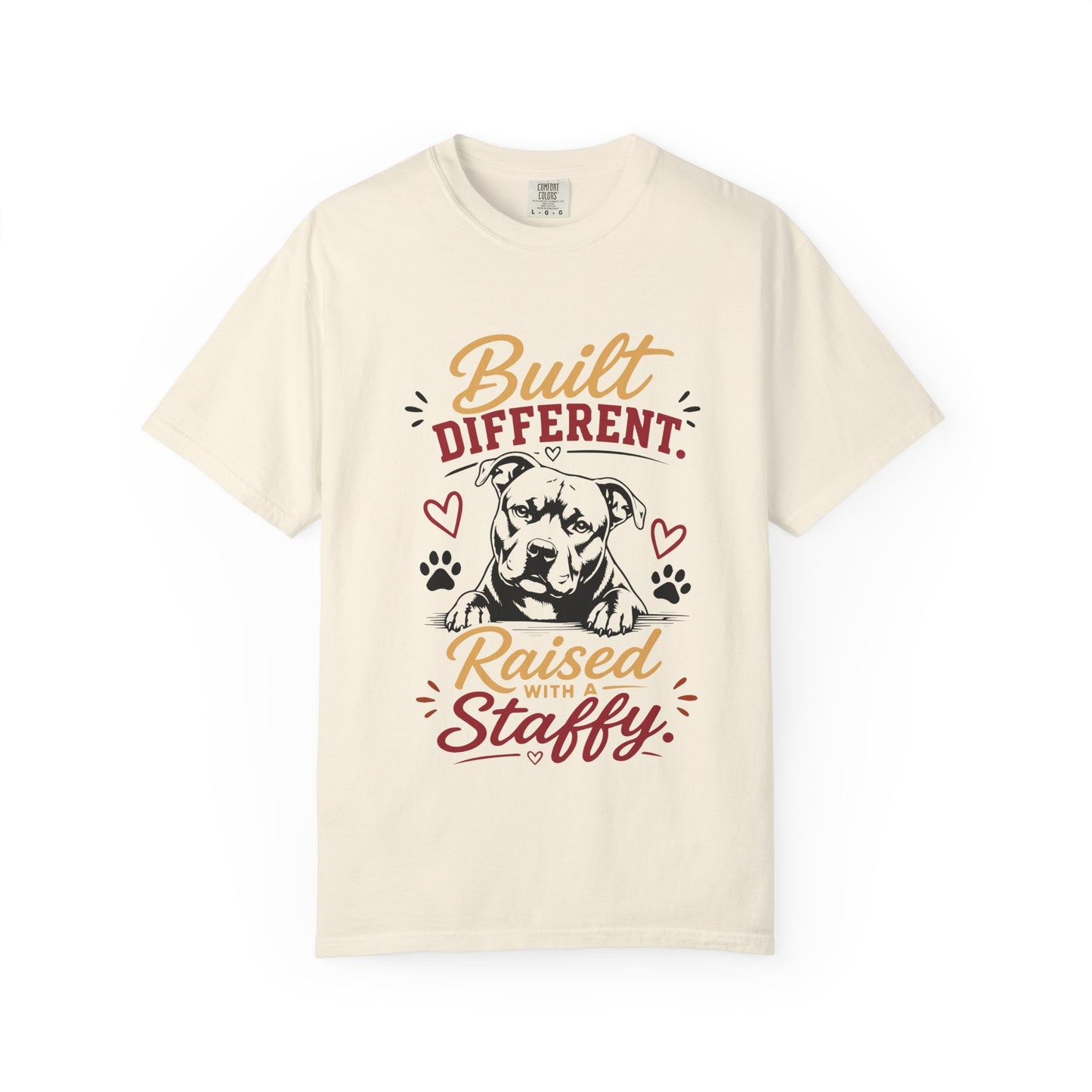 Raised With a Staffy T-Shirt