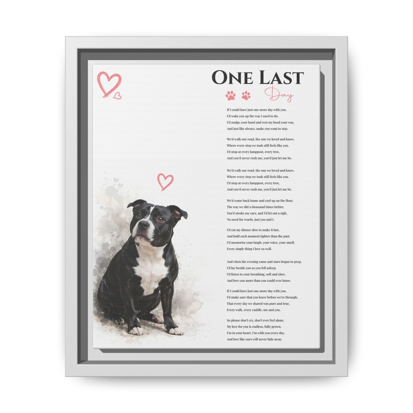 One Last Day -  Framed  Wall Art