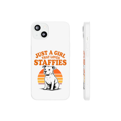 Just a Girl That Loves Staffies - Phone Case