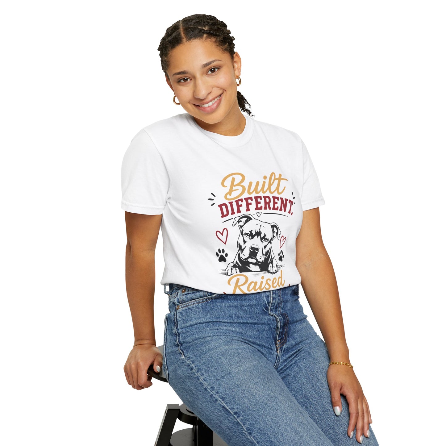 Raised With a Staffy T-Shirt