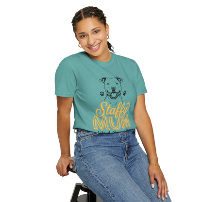 Funny Staffordshire Staffy Mum T-Shirt