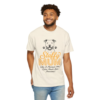 Funny Staffordshire Staffy Mum T-Shirt