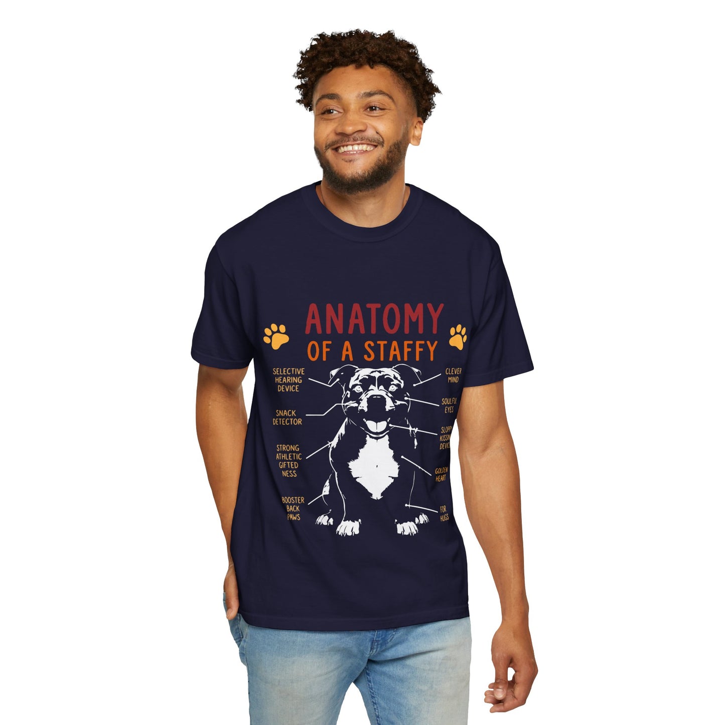 Anatomy of a Staffy T-Shirt
