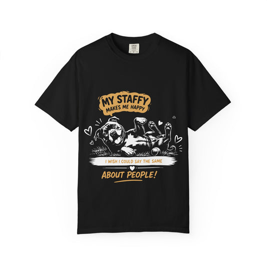 Makes Me Happy Staffy Lover T-Shirt