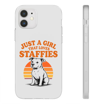 Just a Girl That Loves Staffies - Phone Case