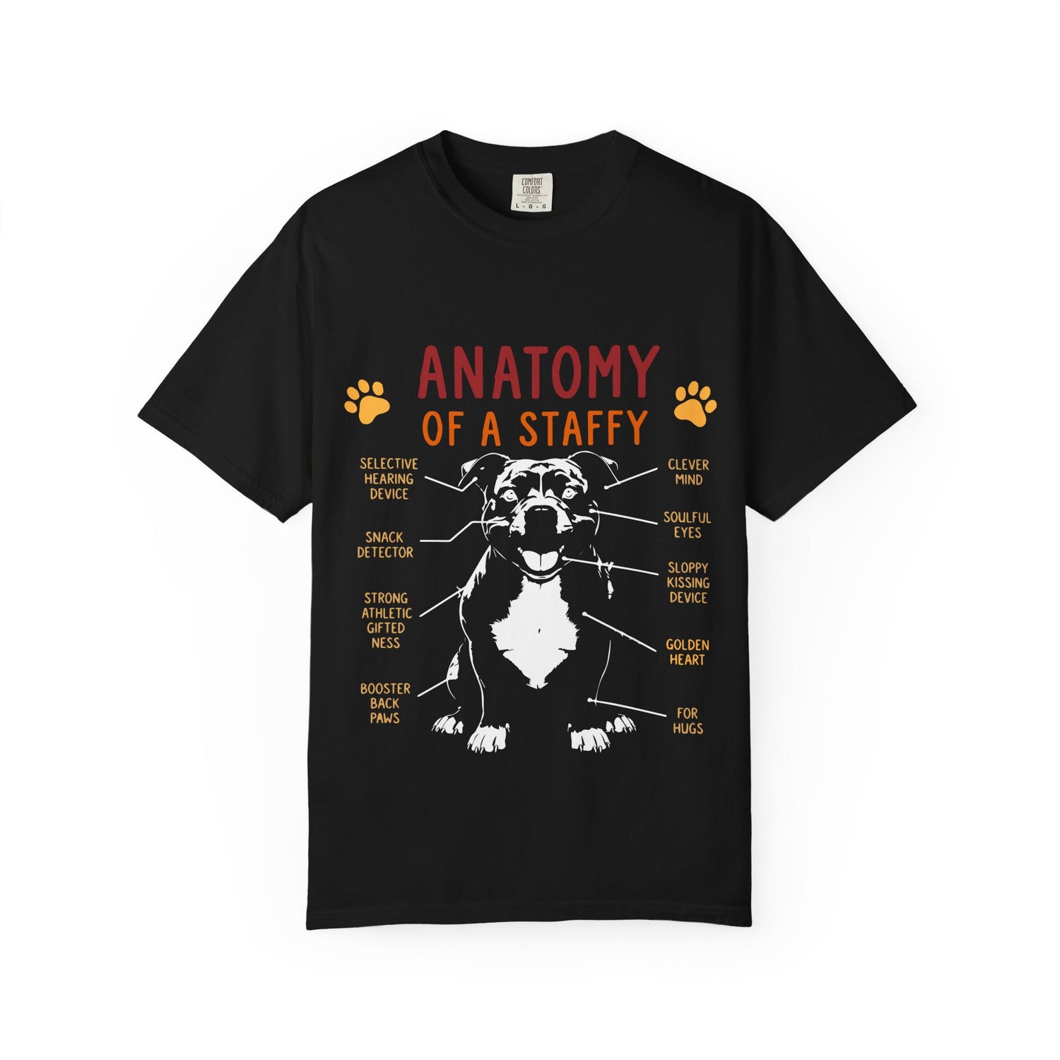 Anatomy of a Staffy T-Shirt