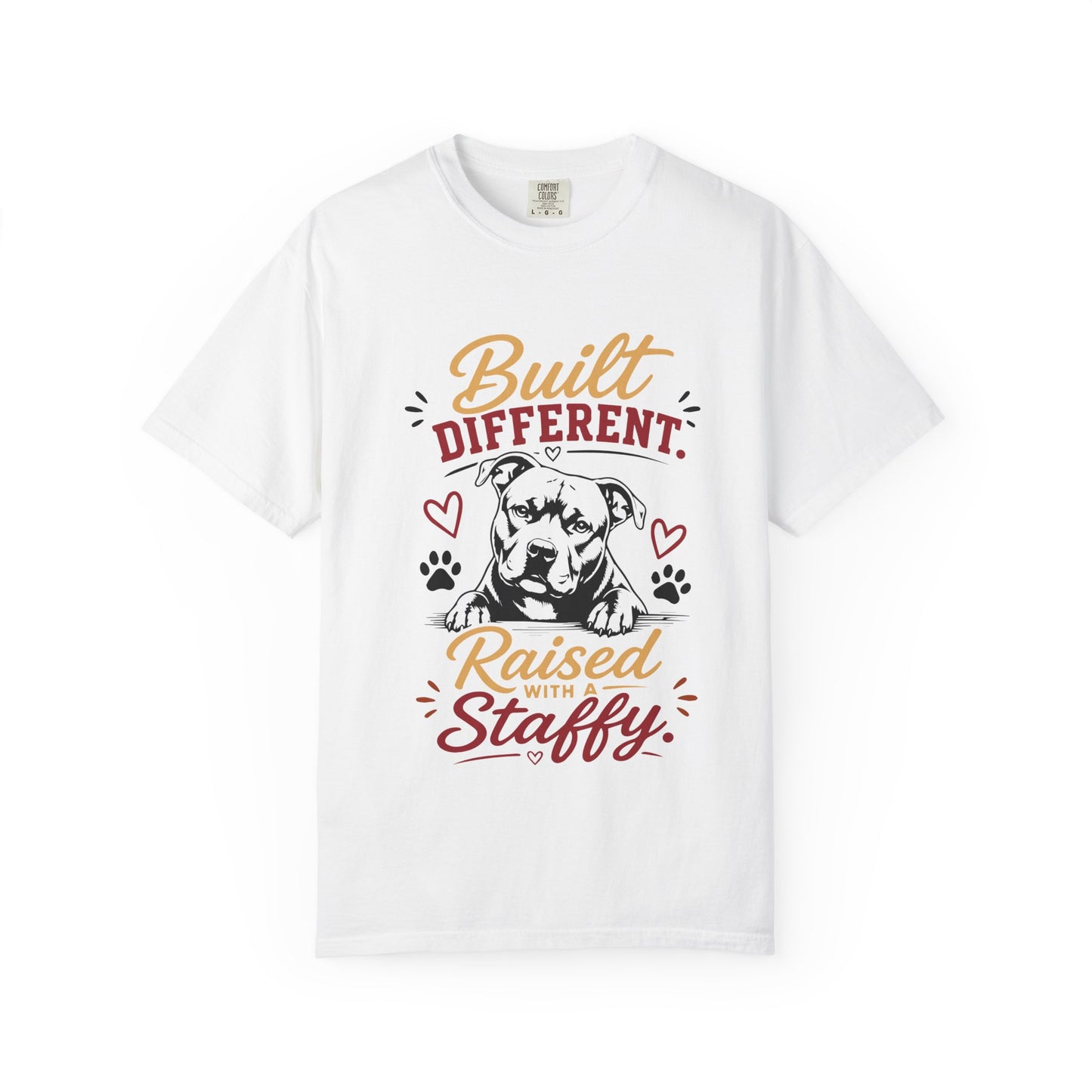 Raised With a Staffy T-Shirt