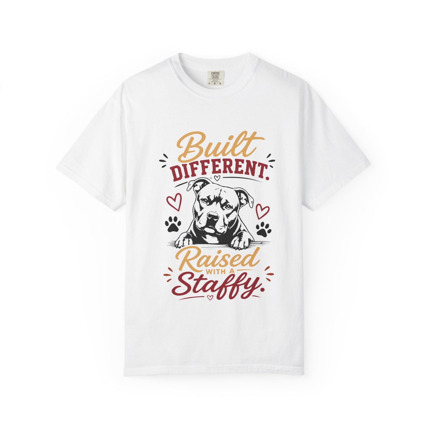 Raised With a Staffy T-Shirt
