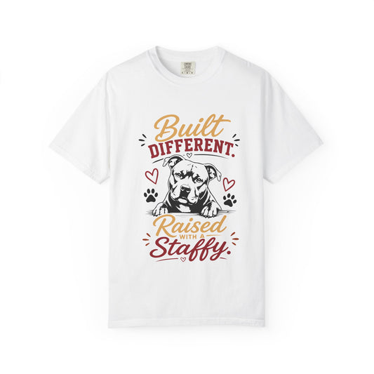 Raised With a Staffy T-Shirt