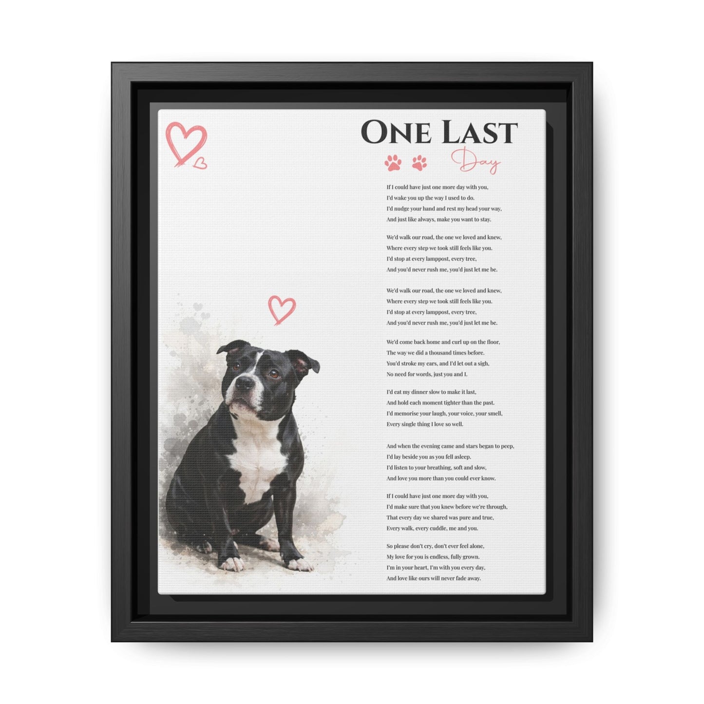 One Last Day -  Framed  Wall Art