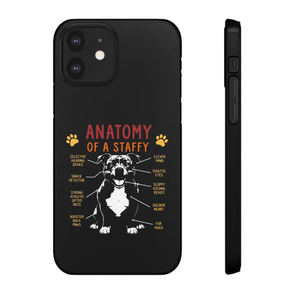 Anatomy of a Staffy - Phone Cases