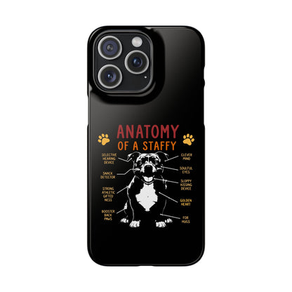 Anatomy of a Staffy - Phone Cases
