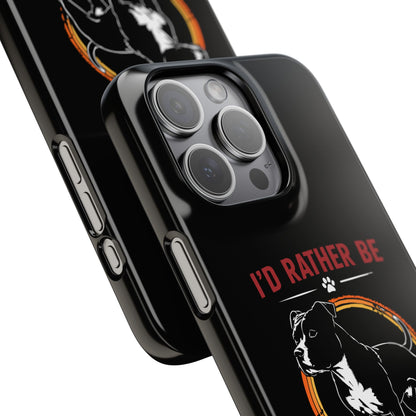 I'd Rather Be With My Staffy - Phone Cases