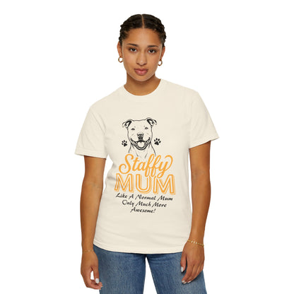 Funny Staffordshire Staffy Mum T-Shirt