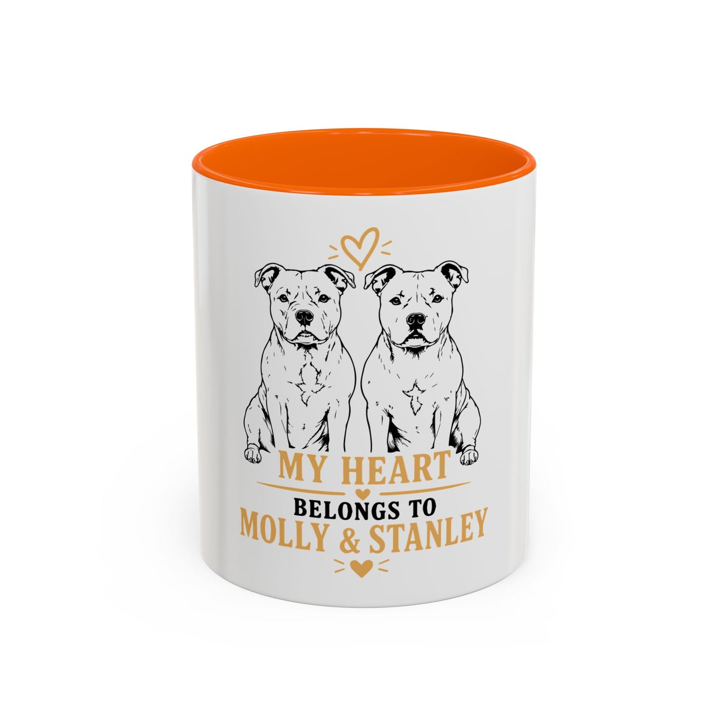 My Heart Belongs to Molly & Stanley - Coffee Cup