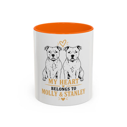 My Heart Belongs to Molly & Stanley - Coffee Cup