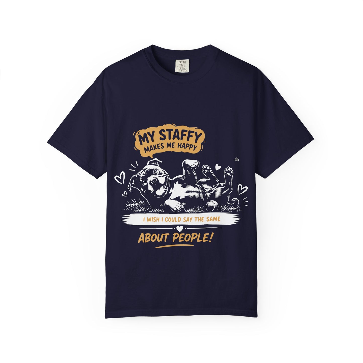 Makes Me Happy Staffy Lover T-Shirt