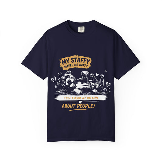 Makes Me Happy Staffy Lover T-Shirt