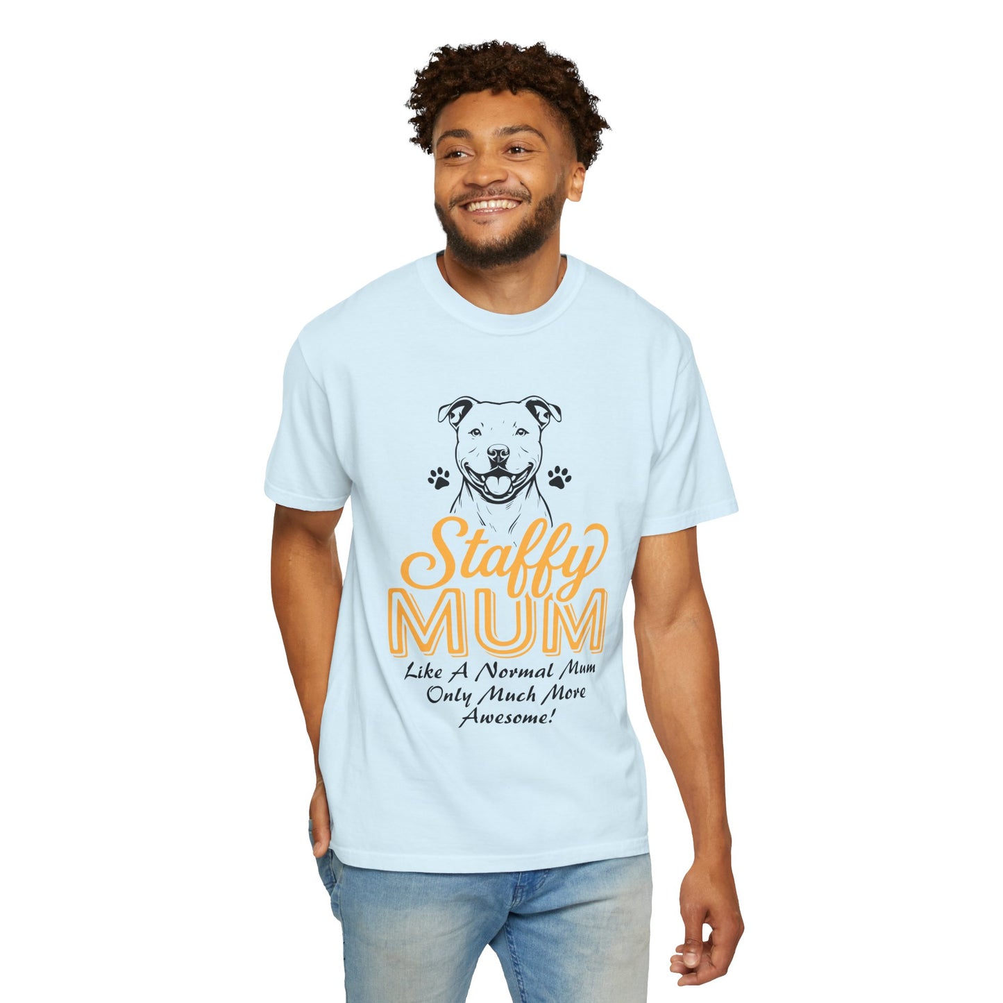Funny Staffordshire Staffy Mum T-Shirt