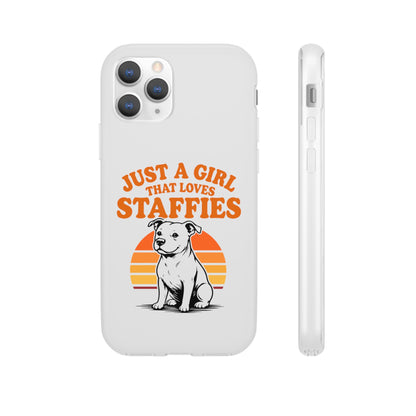 Just a Girl That Loves Staffies - Phone Case