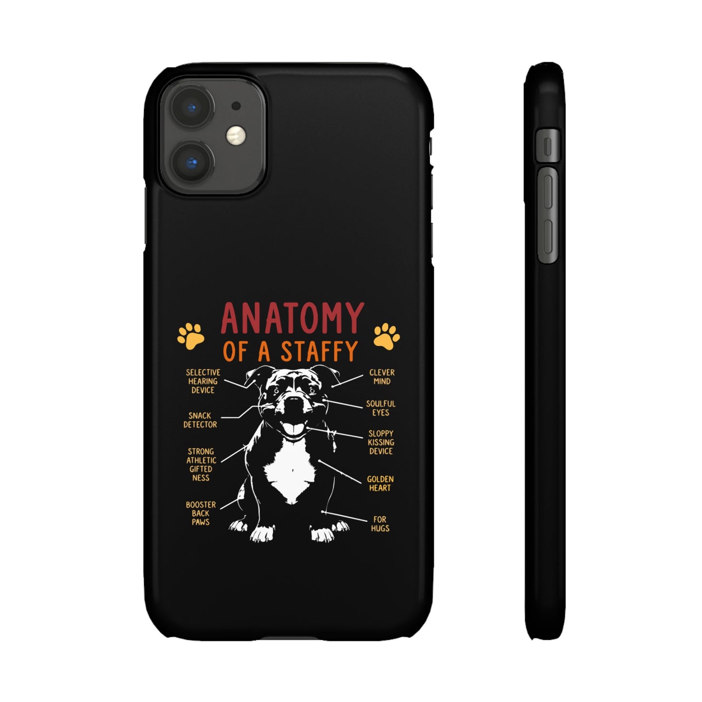 Anatomy of a Staffy - Phone Cases
